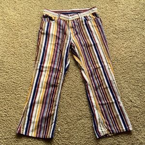 Madcap England mens striped bell bottoms 34W 28L